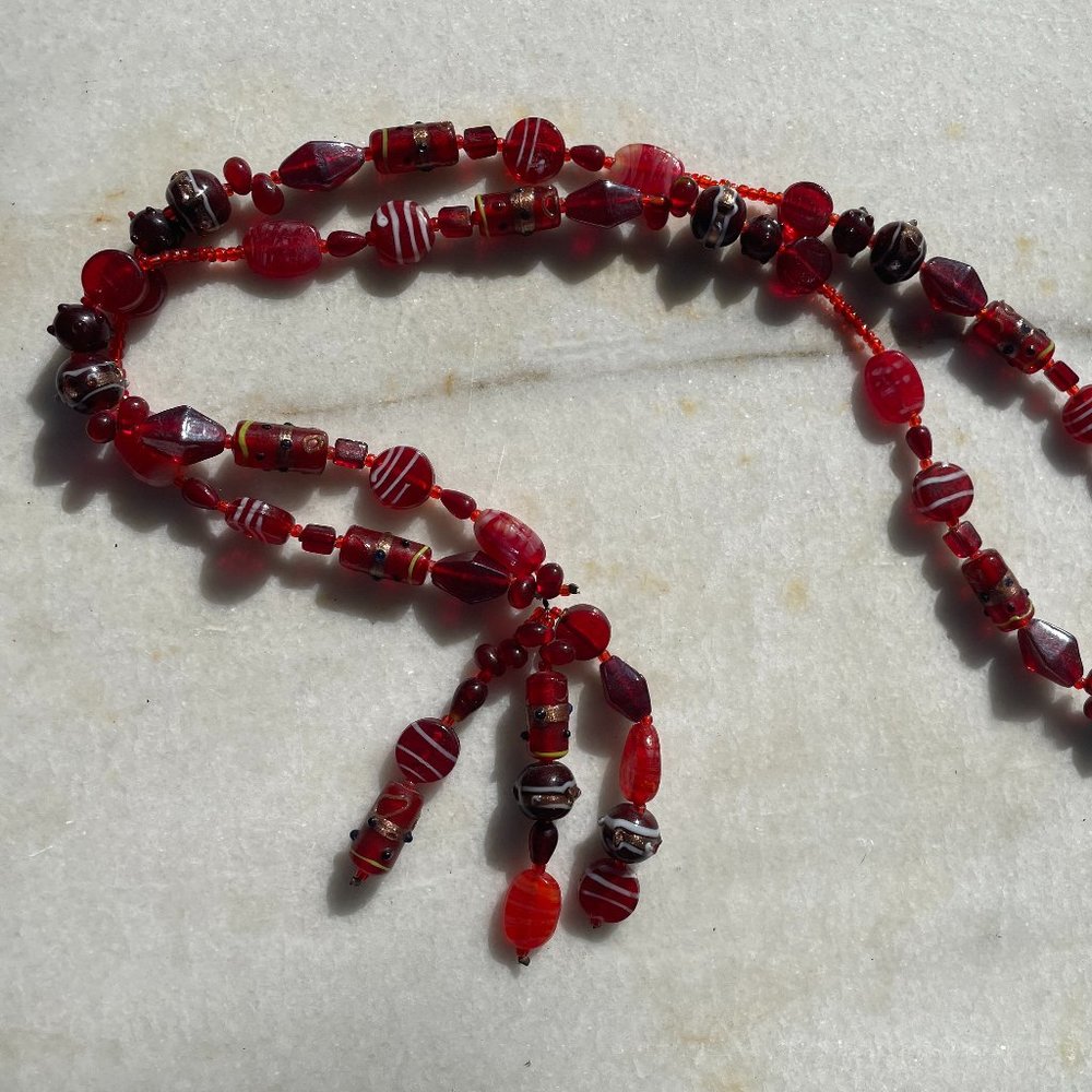 red necklace